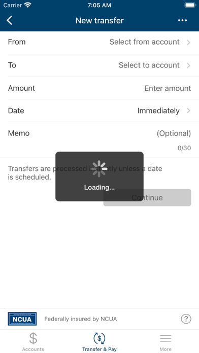 Ridgedale FCU Mobile Banking Screenshot