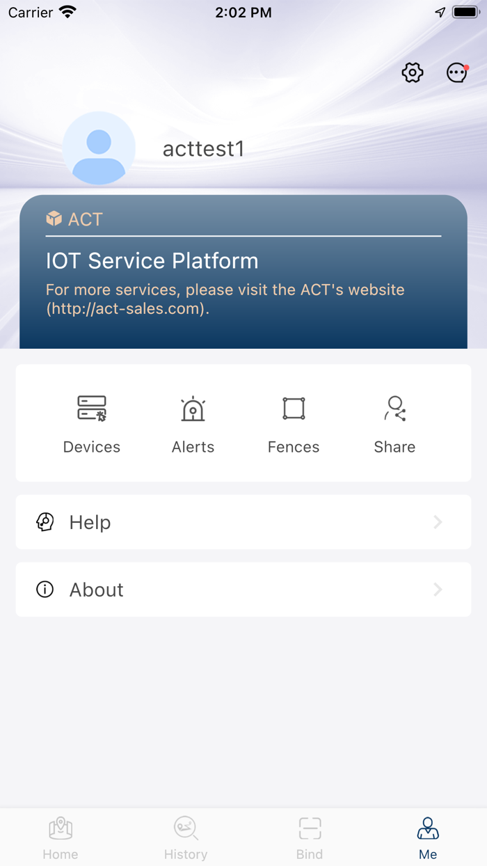ACT-tracker