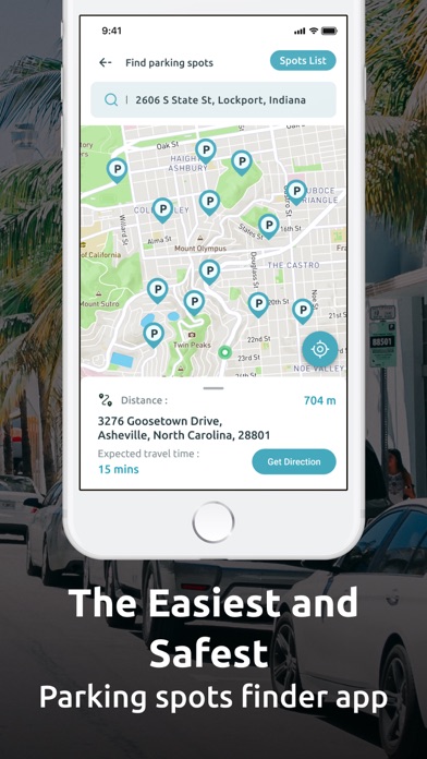 Parking Spots Finder Screenshot