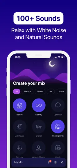 Game screenshot Sleep Mix: White Noise Machine mod apk