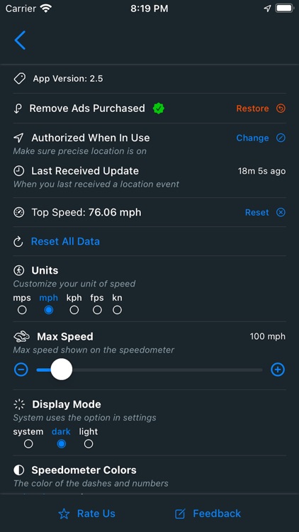 Speedometer - Real Time