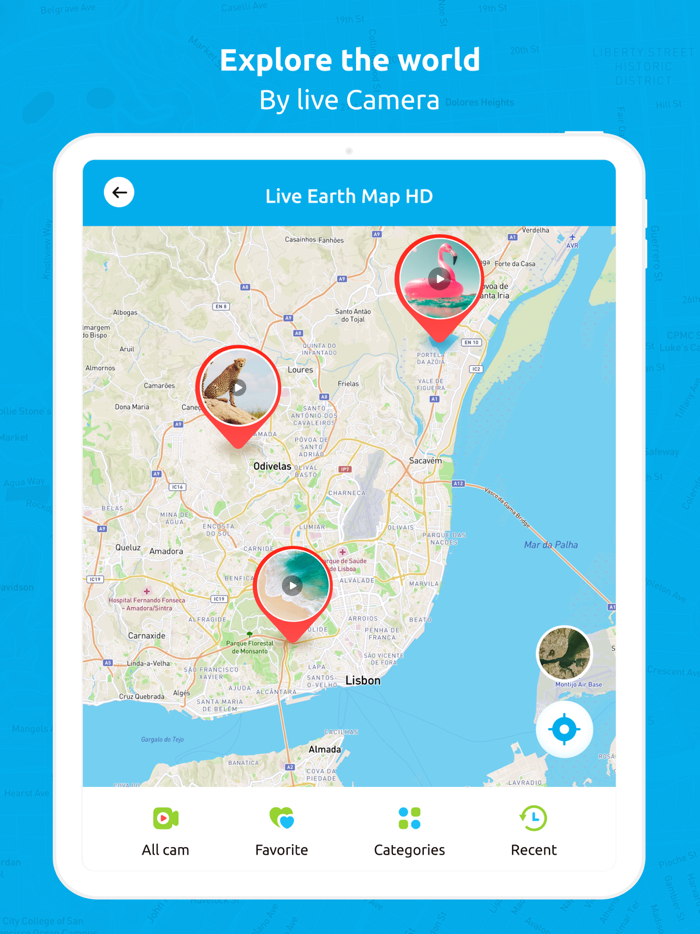 Live Earth Map - Live Camera