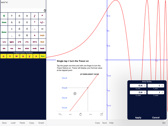 Calculator of Formulas iPad screenshot