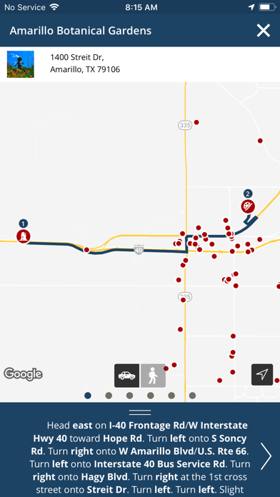 Visit Amarillo Screenshot