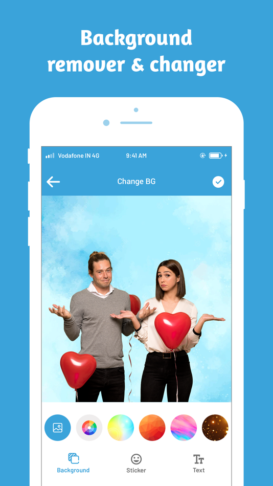 #2. Auto Image Background Editor (iOS) 由: Nitin Katrodiya
