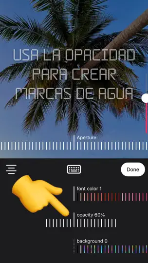 Captura de pantalla de Agregar Texto A Las Fotos en iPhone 5