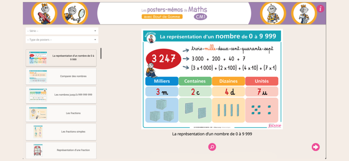 Les posters-mémos de Maths CM1