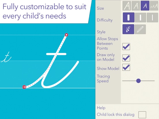 Cursive Writing Wizard -School iPad app afbeelding 5