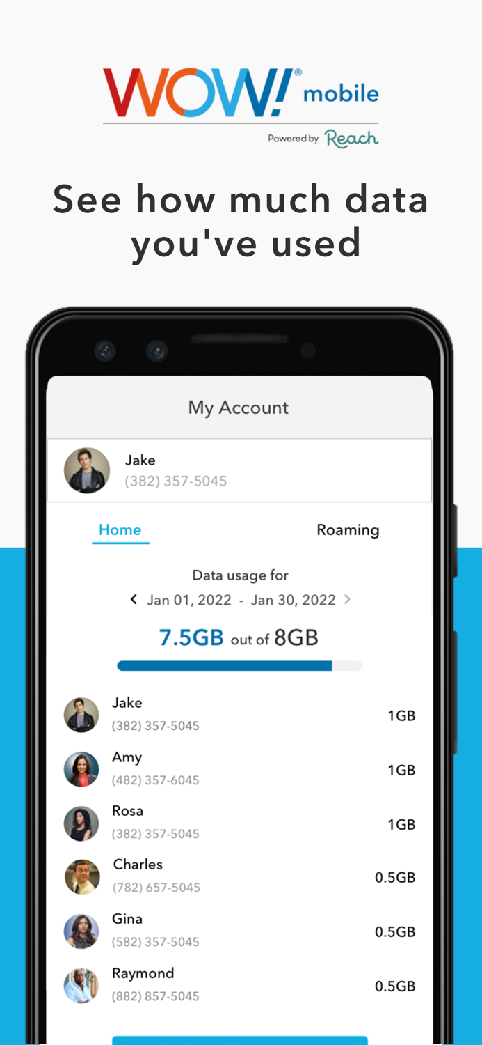 WOW mobile powered by Reach