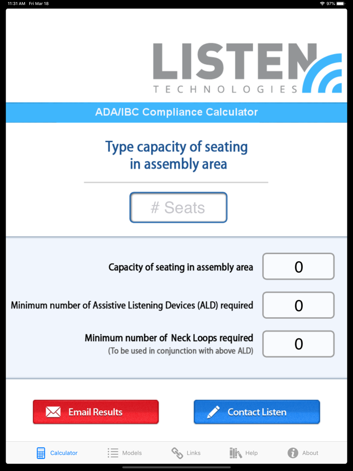 ADA-IBC Compliance Calculator