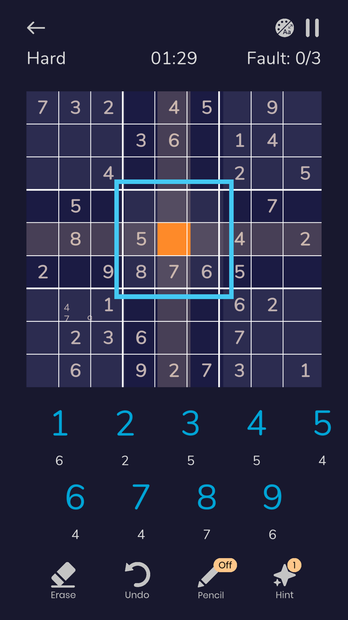 Sudoku Logic Number Puzzle