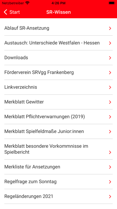 Schiedsrichtervereinigung FKB Screenshot
