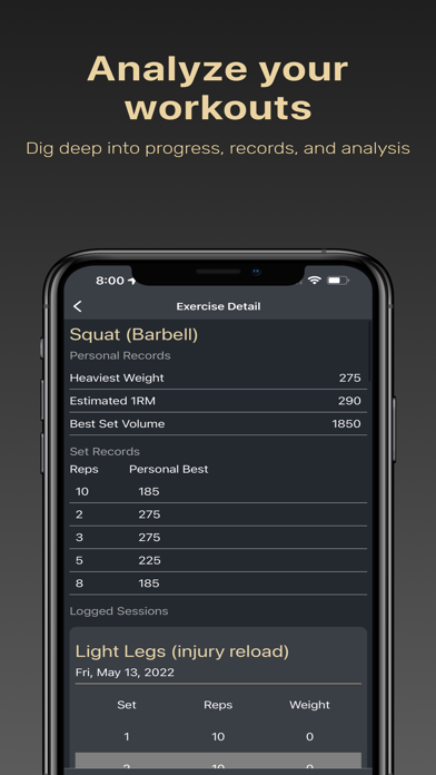 Forge - Workout Tracker Screenshot