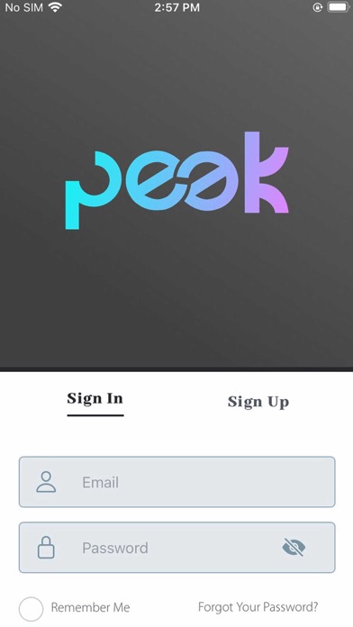 The Peek App Screenshot
