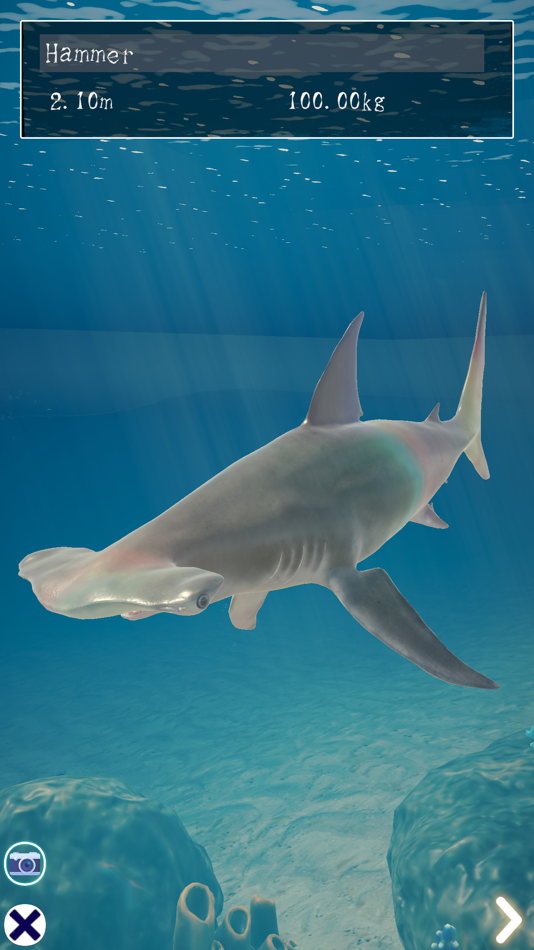 #3. Shark Ocean (iOS) Podle: Shinichiro Ihara