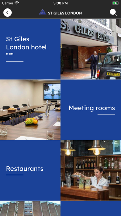St Giles Hotel London Screenshot