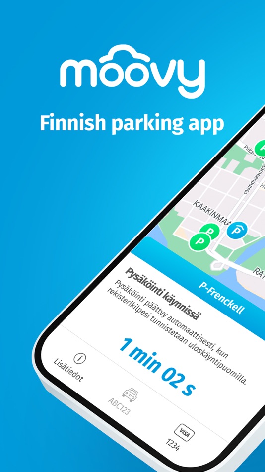 #1. Moovy, Finnish parking app (iOS) 由: Finnpark Oy