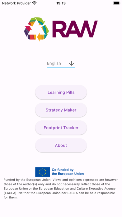 Circular Economy Awareness App Screenshot