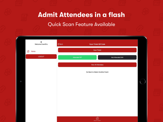 EventPro Entry Manager iPad screenshot 2 - Entertainment app