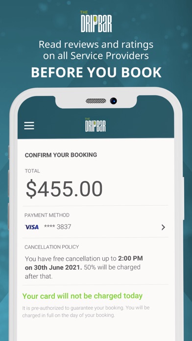 THE DRIPBaR Mobile IV Infusion Screenshot