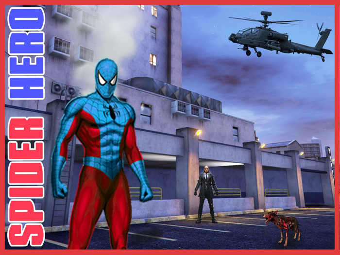 Spider Superhero Rope Man Game