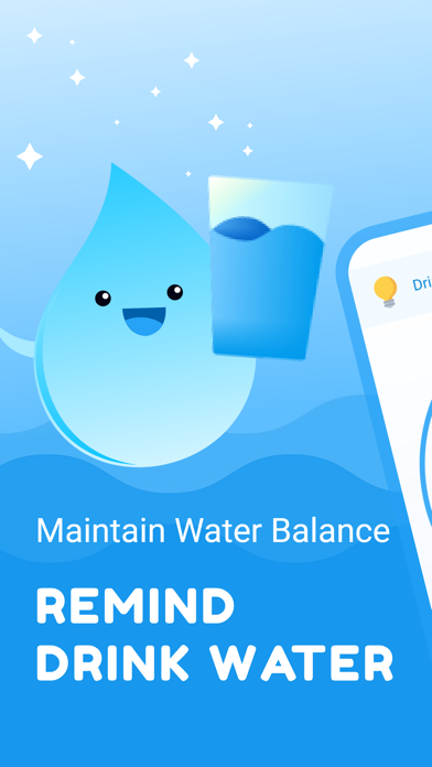 Daily water - Drink diet log Screenshot