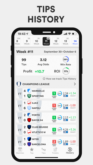 footbe - Tips & Predictions Screenshot