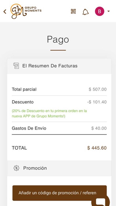 Grupo Moments Screenshot