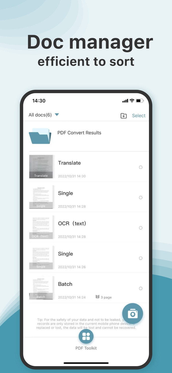 Fast Scan： PDF Scanner APP