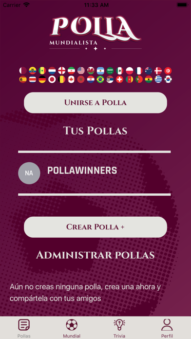 Polla mundialista IQBit Screenshot