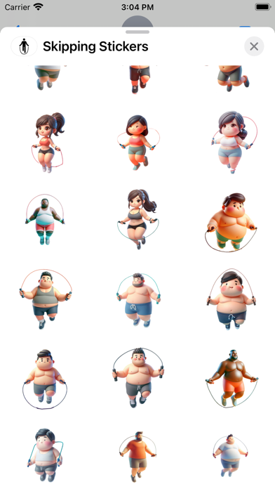 Screenshot #2 pour Skipping Stickers