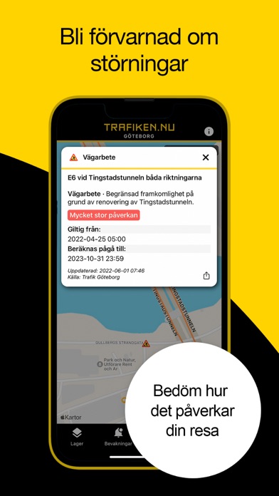 Trafiken.nu Göteborg Screenshot