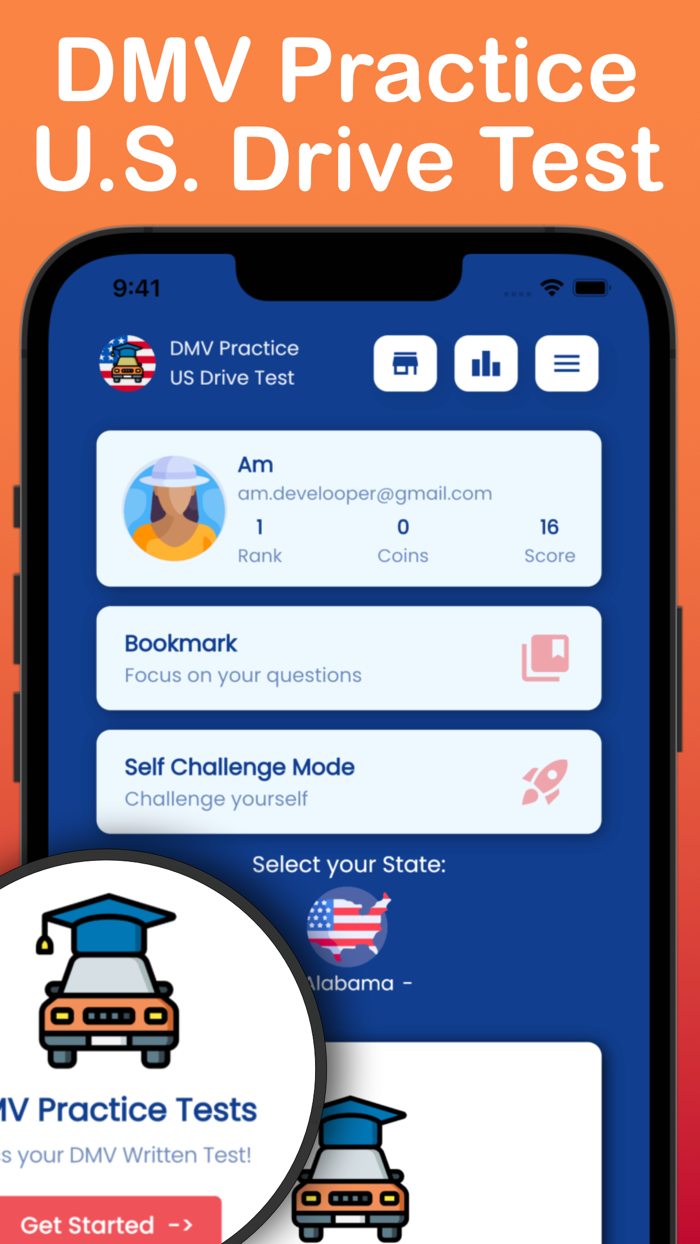 US Driving - DMV Practice Test