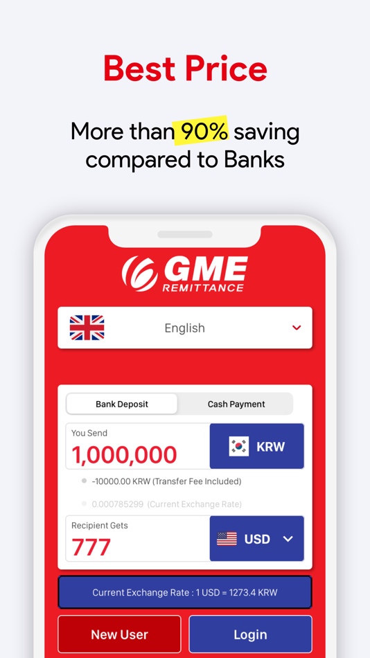 #3. GME Remit (iOS) 由: Global Money Express Co. Ltd
