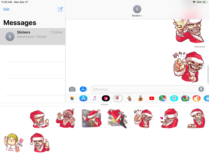 Christmas Santa - Xmas Sticker