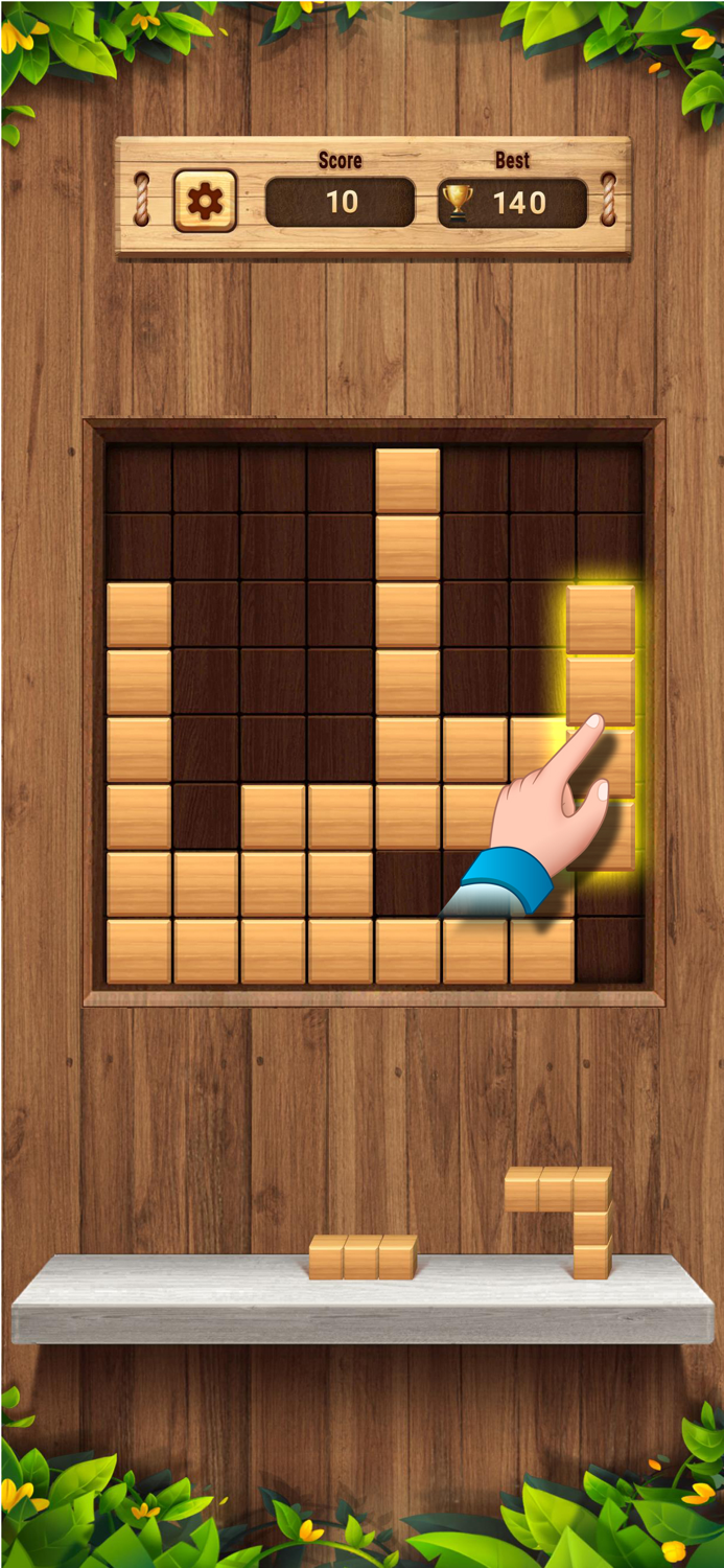 Block Puzzle Wood Jewels