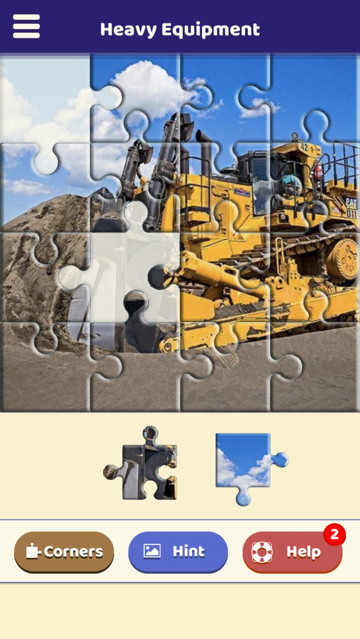 Heavy Equipment Puzzle