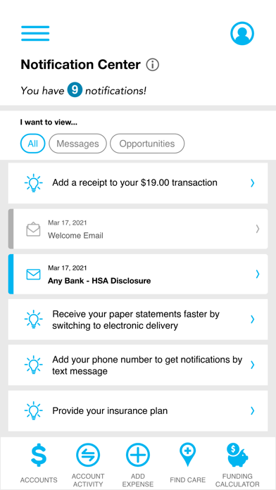 BCBSWNY Flex Benefits Screenshot