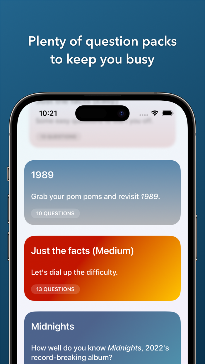 Quiz for Taylor Swift
