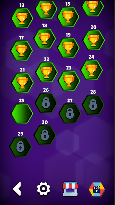 HexPress Puzzle Screenshot