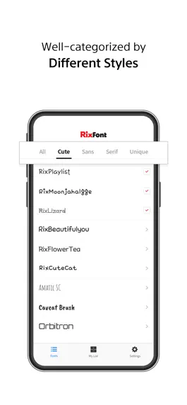 Game screenshot RixFont-fonts for iPhones apk