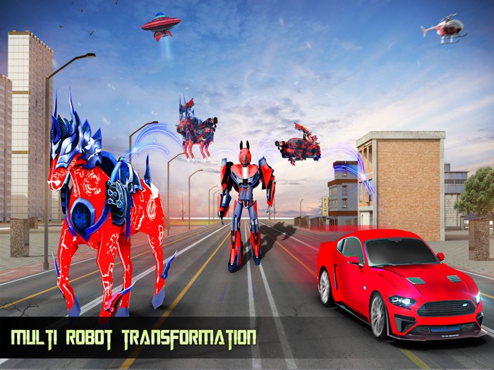 Horse Robot Car Robot Game