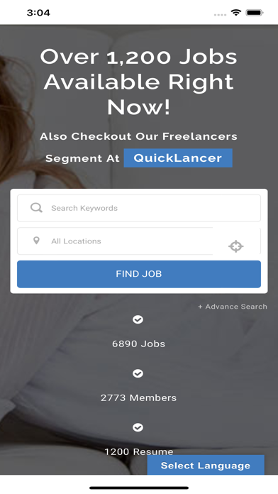 Quick Jobs: Jobs & Freelancers Screenshot