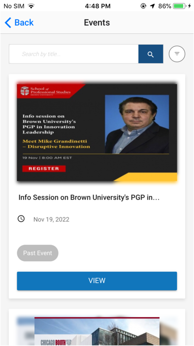 Screenshot 4 of XED Alumni Network App