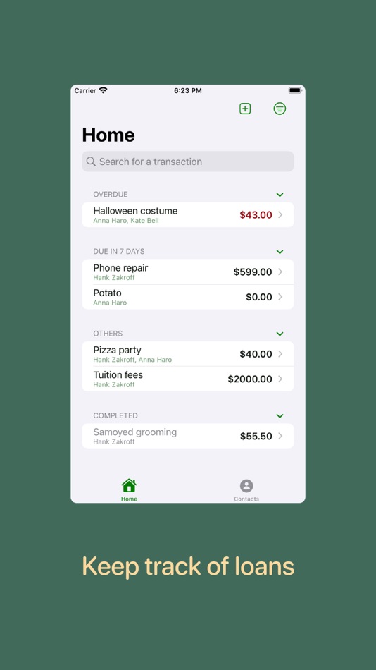 Money Rush - Loan Tracker - 1.0.1 - (iOS)