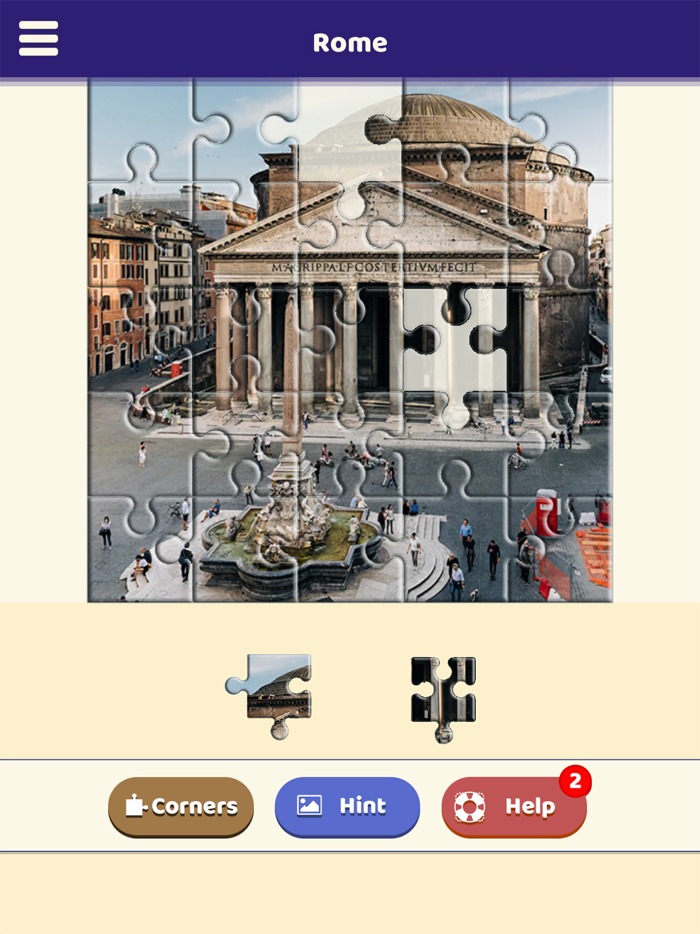 Rome Sightseeing Puzzle