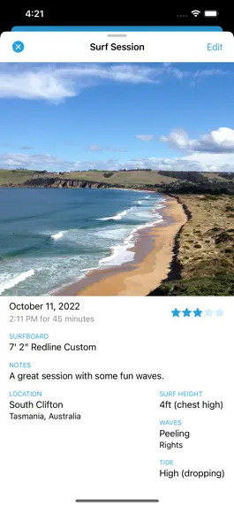 Game screenshot SurfTrackr: Surfing Journal apk