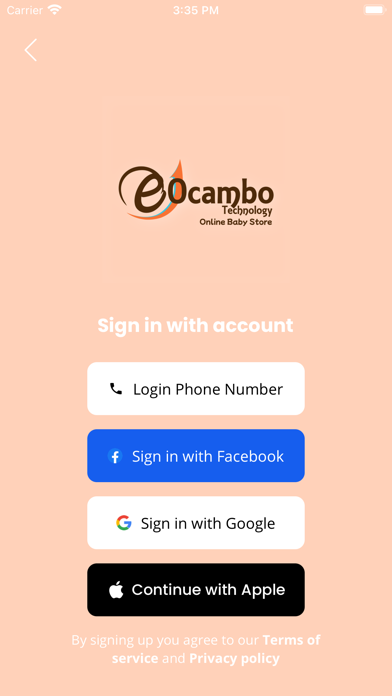 Online Baby Store Screenshot
