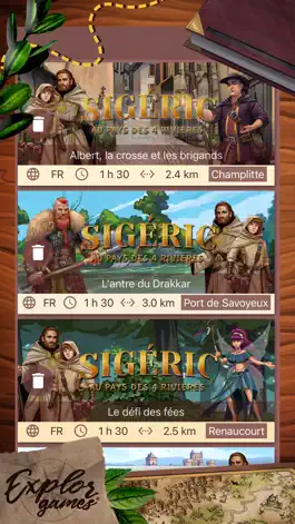 Game screenshot Sigéric au pays des 4 rivières apk