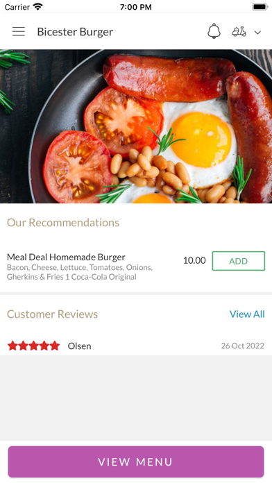 Bicester Burger Screenshot